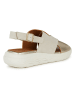 Geox Sandalen "Spherica EC5" in Creme/ Gold