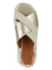 Geox Sandalen "Spherica EC5" in Creme/ Gold