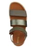 Geox Leren sandalen "Xand 2.1S" kaki