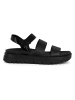 Geox Leder-Sandalen "Xand 2.1S" in Schwarz