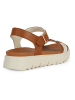 Geox Leder-Sandalen "Xand 2.1S" in Hellbraun/ Weiß