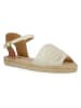 Geox Leder-Sandalen "Lampedusa" in Beige/ Hellbraun