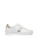Geox Sneakers "Claudin" wit/goudkleurig