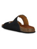 Geox Leren slippers "New Brionia" zwart