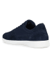 Geox Skórzane sneakersy "Kennet" w kolorze granatowym