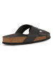 Geox Leder-Pantoletten "Ghita" in Schwarz