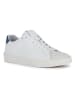 Geox Leren sneakers "Affile" wit/blauw