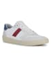 Geox Leren sneakers "Affile" wit/blauw/rood