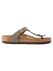 Birkenstock Japonki "Gizeh" w kolorze brązowym