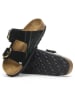 Birkenstock Slippers "Arizona Big Buckle" zwart