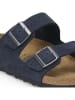 Birkenstock Leder-Pantoletten "Arizona" in Dunkelblau