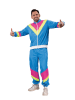 Party x People 2-delige outfit: trainingspak lichtblauw/meerkleurig