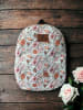 hippodino Rucksack in Hellblau/ Rosa/ Rot - (L)33 x (B)27 cm