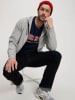 Cross Jeans Sweatjacke in Hellgrau