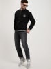 Cross Jeans Sweatjacke in Schwarz