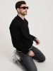 Cross Jeans Sweatjacke in Schwarz