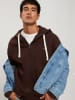Cross Jeans Sweatjacke in Braun