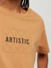 Cross Jeans Shirt lichtbruin