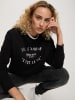 Cross Jeans Sweatshirt in Schwarz