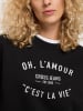 Cross Jeans Sweatshirt in Schwarz