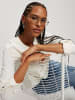 Cross Jeans Bluse in Weiß
