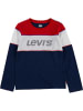 Levi's Kids Longsleeve donkerblauw/rood