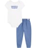 Levi's Kids 2tlg. Outfit in Weiß/ Blau
