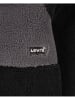 Levi's Kids Fleecejacke in Grau/ Schwarz