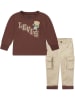 Levi's Kids 2-częściowy zestaw w kolorze beżowo-brązowym