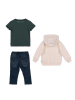 Levi's Kids 3-częściowy zestaw w kolorze zielono-granatowo-beżowym