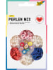 folia PAPER Bastelset "Perlen Mix Happy" in Bunt