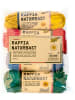 folia PAPER Raffia-natuurbast meerkleurig - 4x 50 g