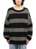 Mustang Pullover "Moon" in Grau/ Schwarz