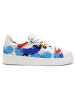 Goby Sneakers in Weiß/ Hellblau/ Rot