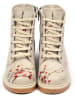 Goby Boots  in Beige/ Pink