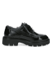 Caprice Leder-Schnürschuhe in Schwarz