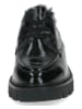 Caprice Leder-Schnürschuhe in Schwarz