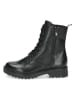 Caprice Leder-Boots in Schwarz
