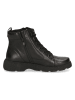 Caprice Leder-Boots in Schwarz