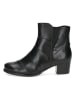 Caprice Leder-Stiefeletten in Schwarz