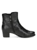Caprice Leder-Stiefeletten in Schwarz