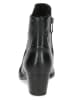 Caprice Leder-Stiefeletten in Schwarz