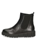 Caprice Leder-Boots in Schwarz