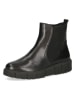Caprice Leder-Boots in Schwarz