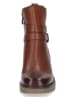 Caprice Leder-Stiefeletten in Braun