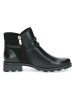Caprice Leder-Boots in Schwarz