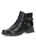 Caprice Leder-Boots in Schwarz