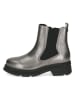 Caprice Leren boots zilverkleurig