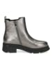 Caprice Leren boots zilverkleurig