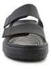 Crocs Klapki "Brooklyn Luxe" w kolorze czarnym